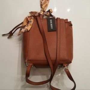 Steven madden bsparkles cognac backpack